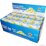 4 Roll Clear Packing Tape 22mm x 30m