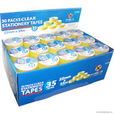4 Roll Clear Packing Tape 22mm x 30m