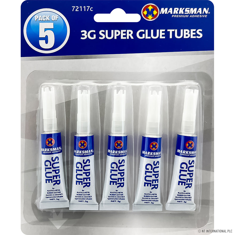 5pc Super Glue Set - In Tubes
