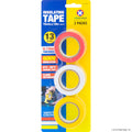 3 Rolls Insulation Tape 15mm x 13m - Asst