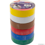 19mm x 20m PVC Insulation Tape In CDU - Assor
