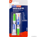 2pk 3G Super Glue Gel With Needle - Green Top