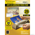 25pc A3 Lamintor Pouch Pack - 2 x 125 mic