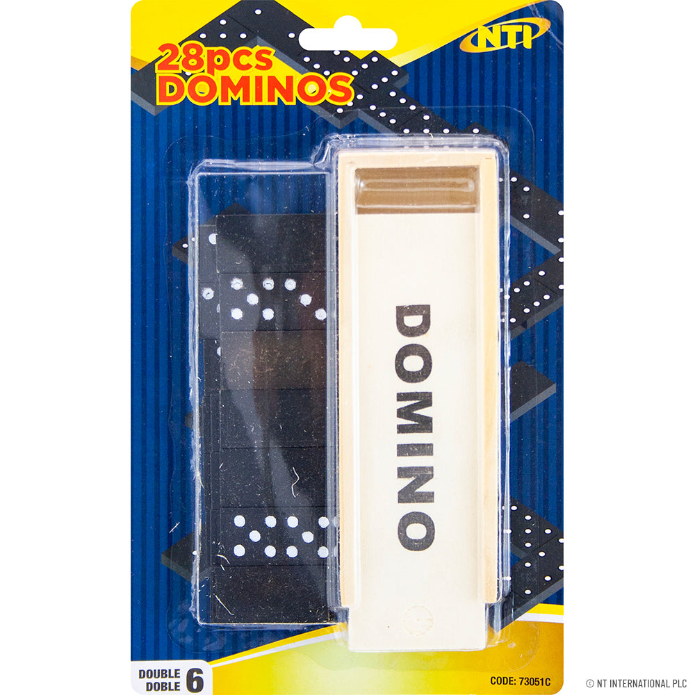 28pc Dominos Set - Wooden Block