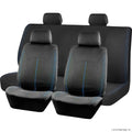 8pcs Seat Cover Black / Blue