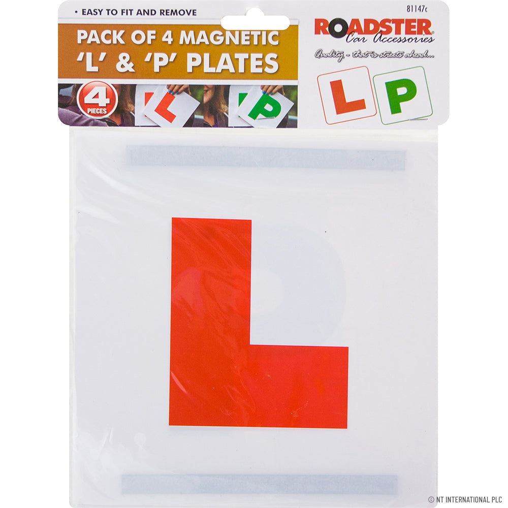 4pc Magnetic L & P Plates