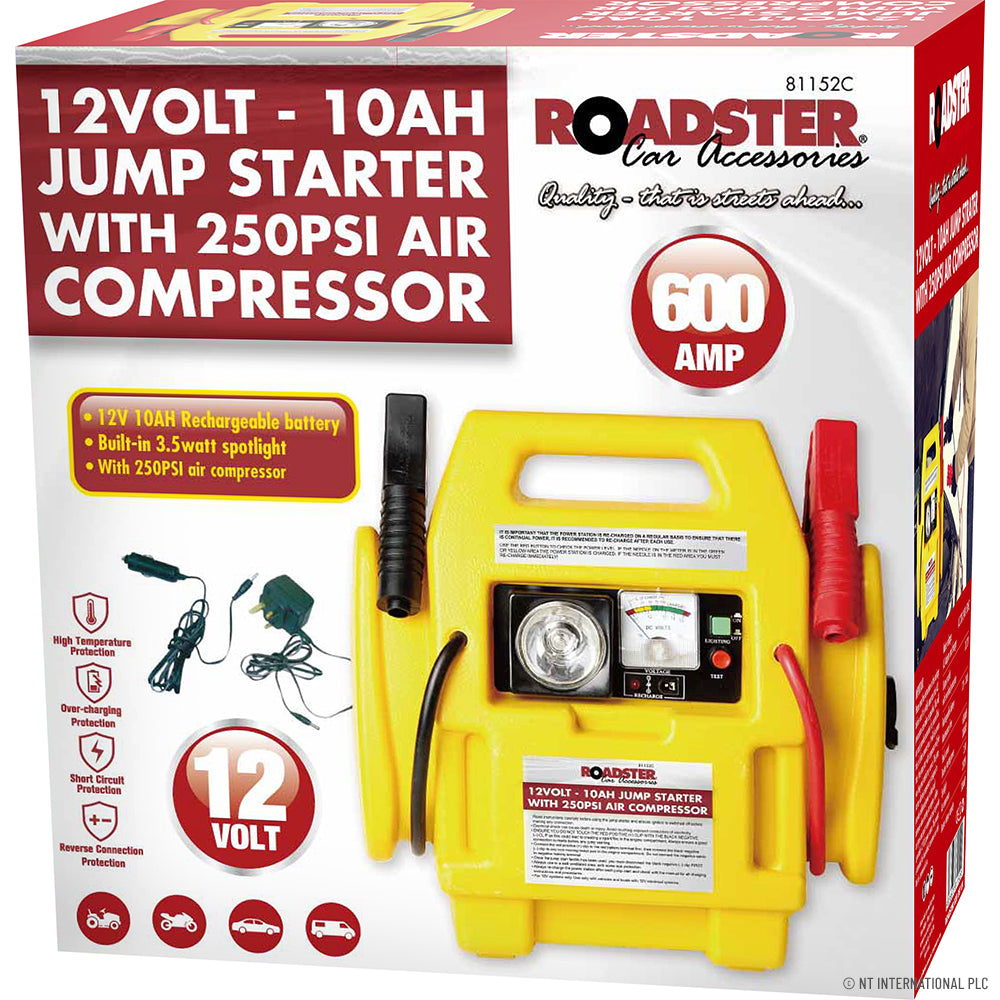 12v Jump Start & Air Compressor - No Returns