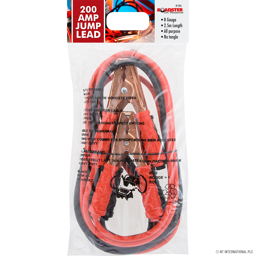 200 Amp Jump Leads - 2.5m