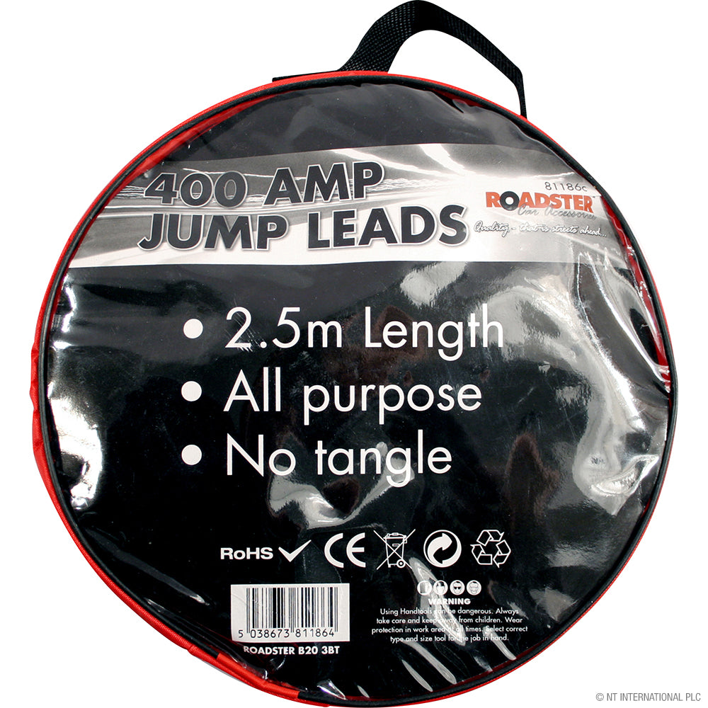 400 Amp Jump Leads - 2.5m