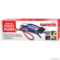 Single Foot Pump with Gauge - Boxed