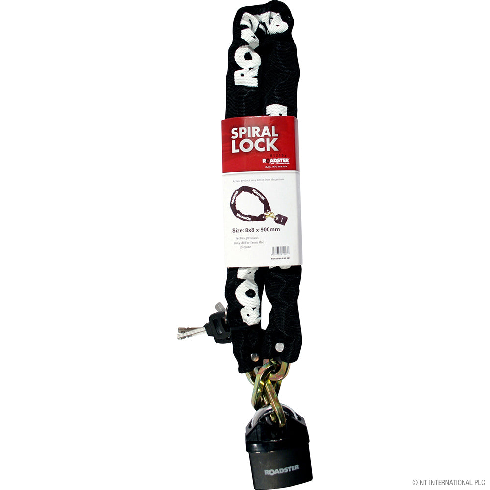 0.9m Sprial Bicycle Locks 8mm x 8mm