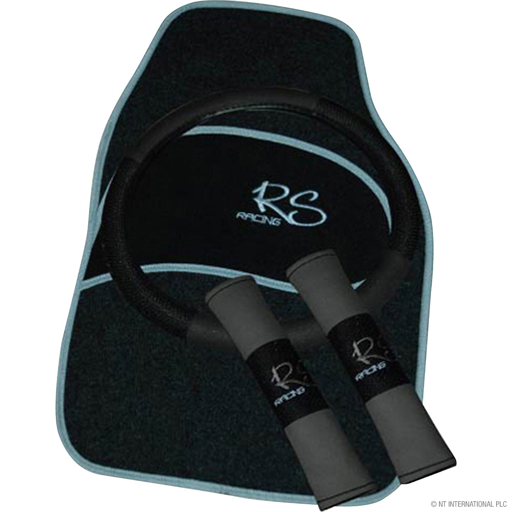 15pc RS Car Seat Cover Set Grey