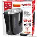 12v 1L Portable Auto Electric Kettle - Black