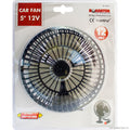 5" 12v Car Fan - Double Blister