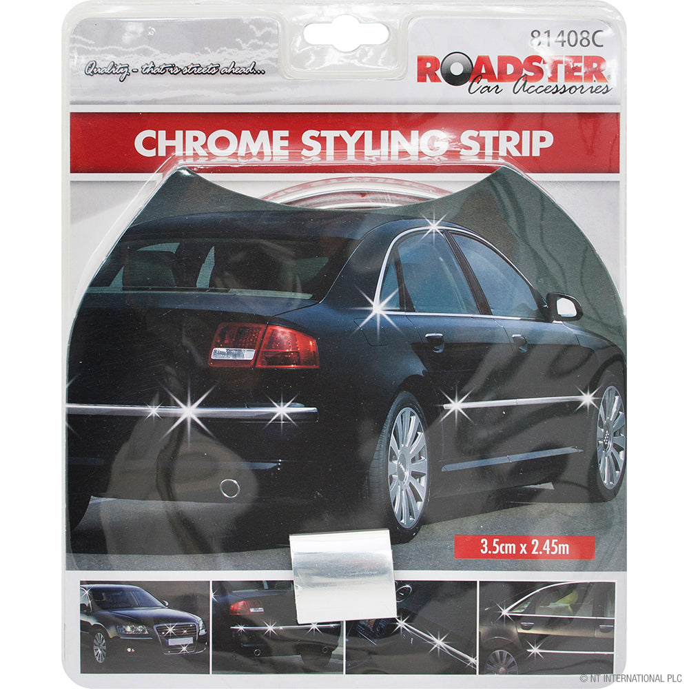 Chrome Styling Strip 3.5cm x 2.45m
