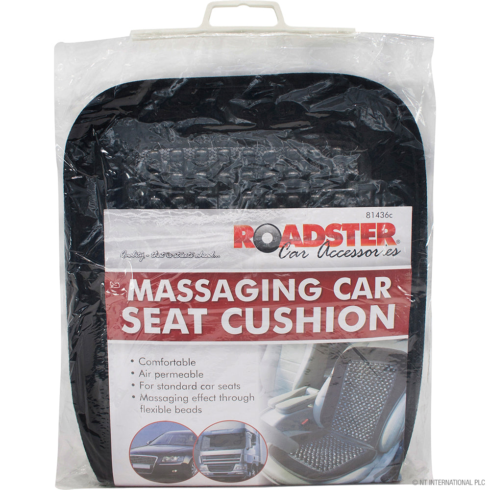 Wooden Beaded Car Massaging Cushion