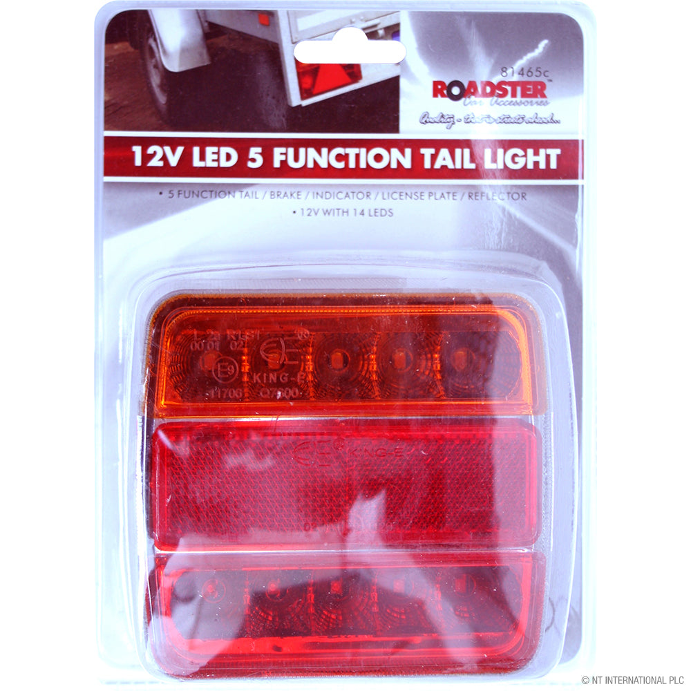 Peak Kit 12v 5 LED Function Tail Light - Peak Kit