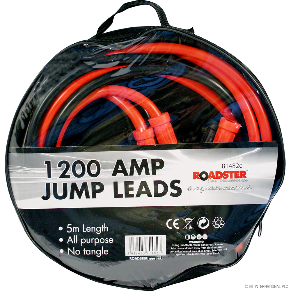 1200 Amp Jump Leads - 5m