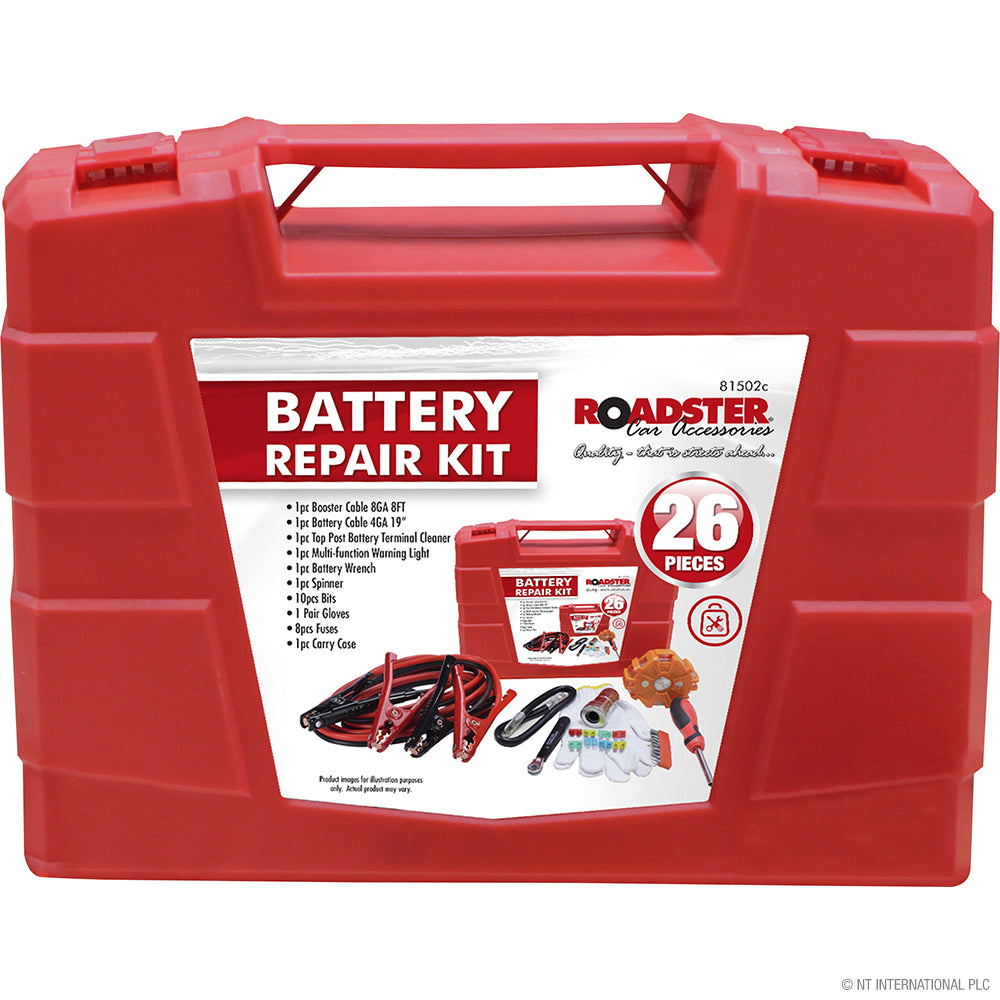 Peak Kit 26pc Battery Repair Kit in Blowcase - Peak Kit