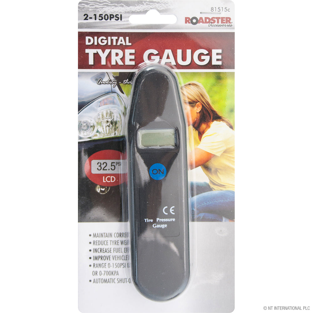 Peak Kit Digital LCD Tyre Pressure Gauge - Peak Kit