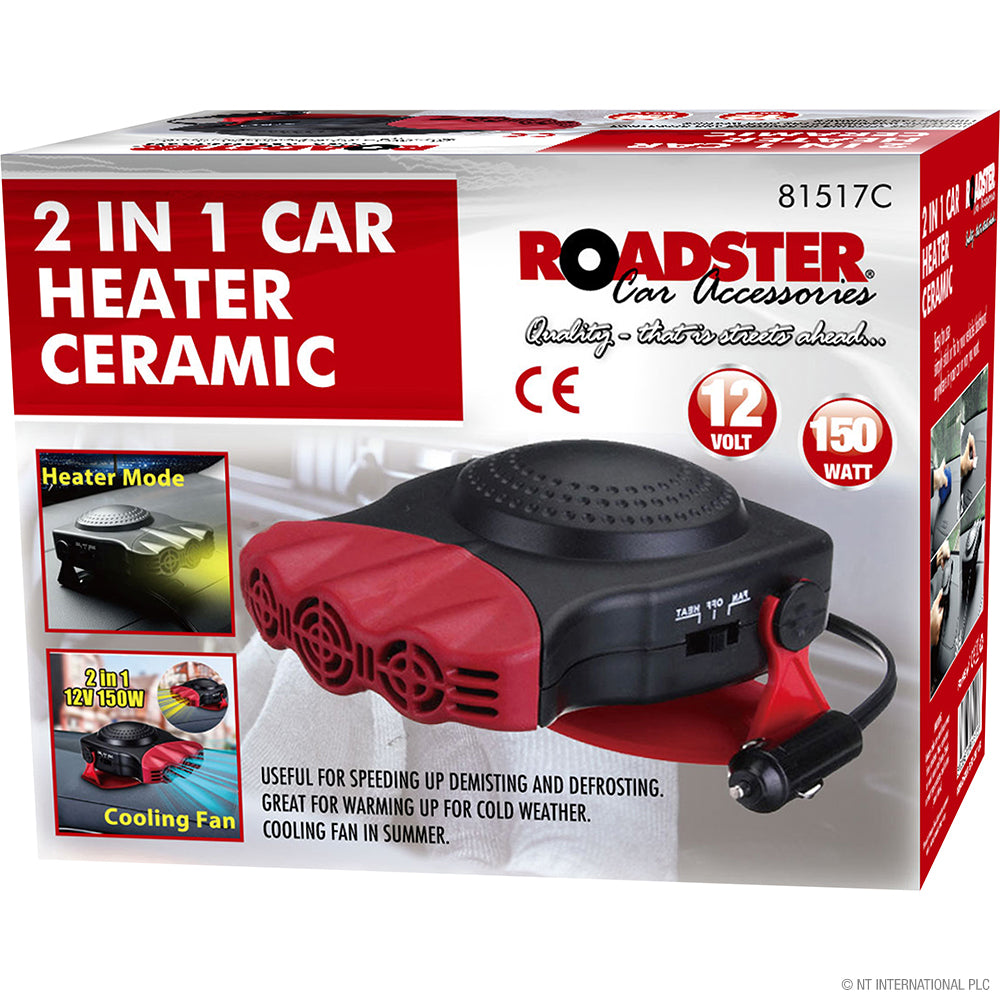 2 in 1 Car Ceramic Heater 12v/150w