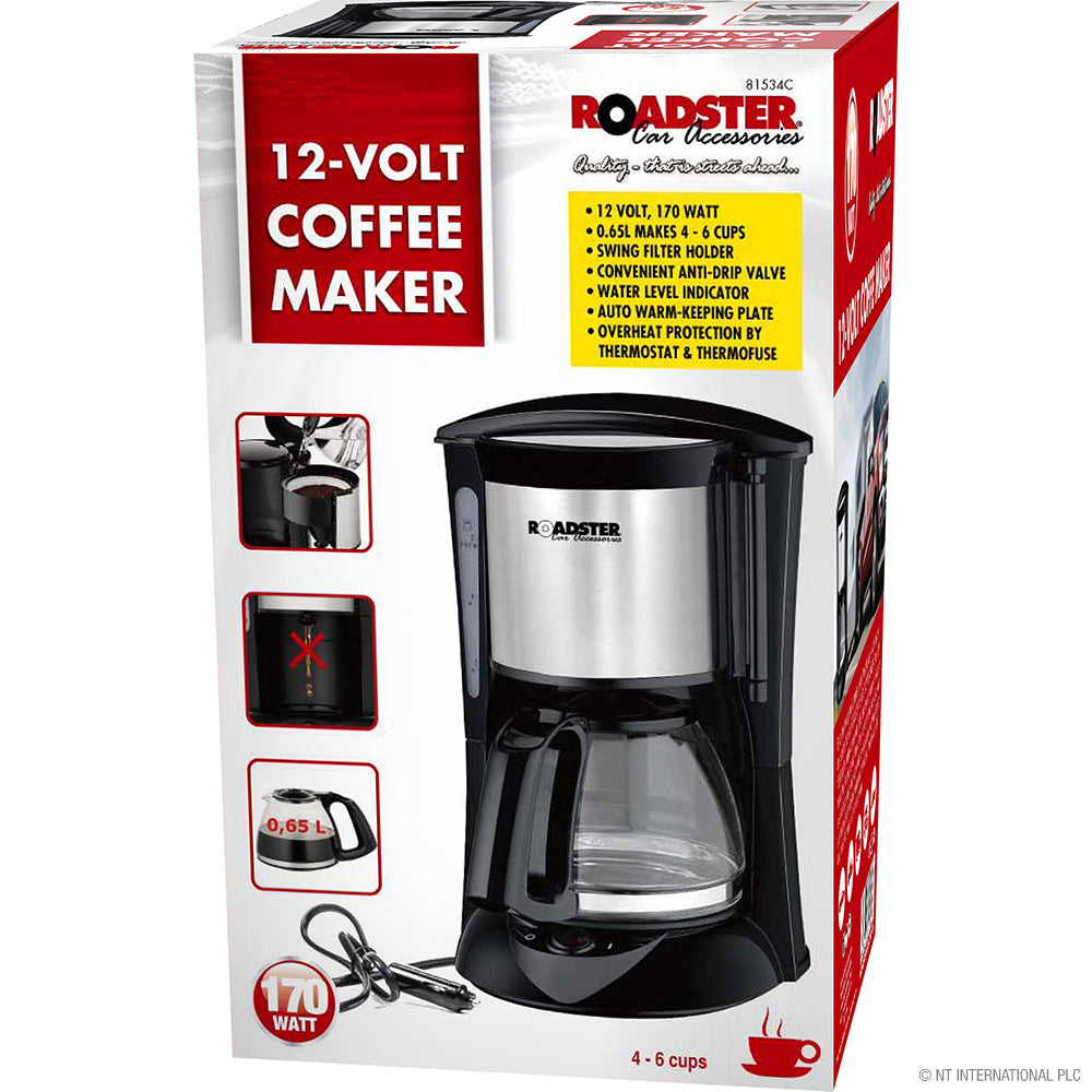 12v Coffee Maker - Cars, Caravan & Trucks