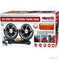 24v Twin Rotation Car Fan - Boxed
