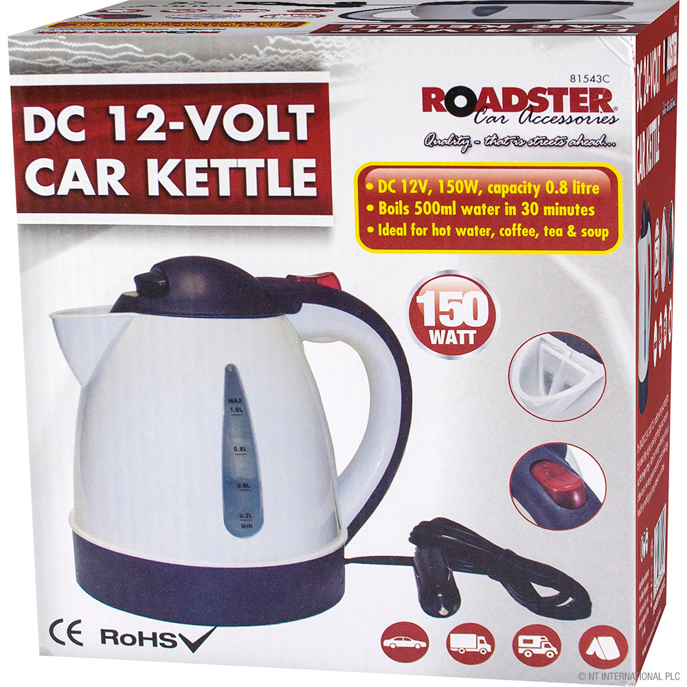 Peak Kit 1.8L Portable Car Kettle - 150w , 12v - Peak Kit