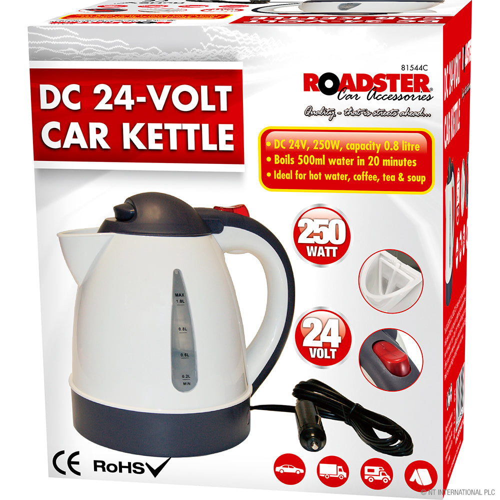 1.8L Portable Car Kettle - 250w , 24v