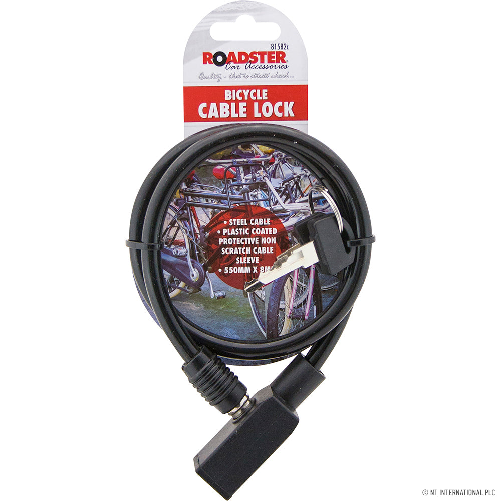 Bike Cable Lock 8mm x 550mm