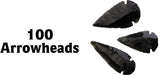 Black Obsidian Arrowhead Collection - Arrowhead Black Black - Arrowhead