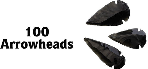 Black Obsidian Arrowhead Collection - Arrowhead Black Black - Arrowhead