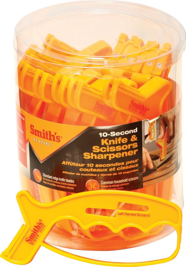 Wedge Multi-Sharpener Carbide & Ceramic - Smith's Sharpeners Yellow Yellow - Smith's Sharpeners