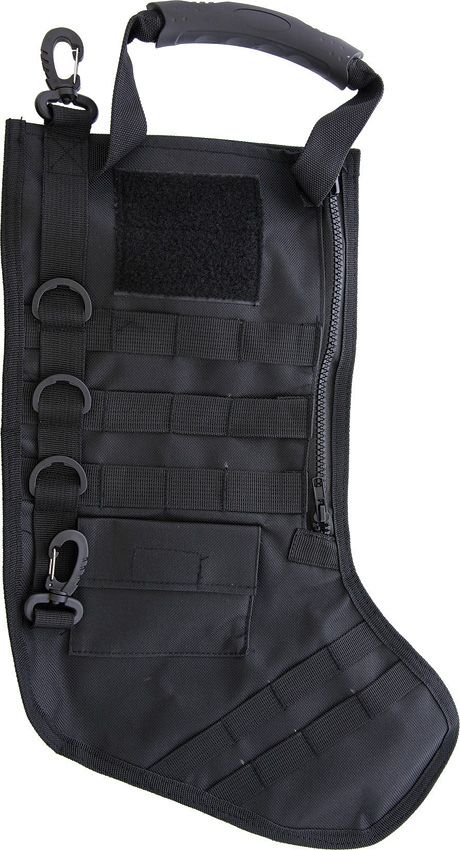 Tactical MOLLE Stocking Bag - Carry All Black Black - Carry All