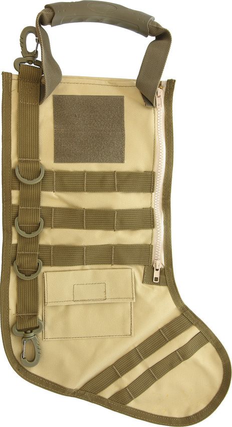 Tactical MOLLE Stocking Bag - Carry All Tan Tan - Carry All