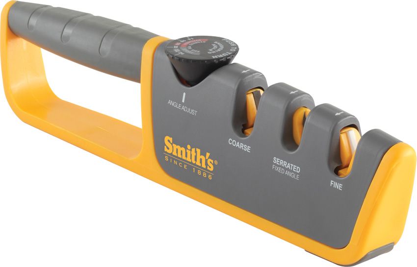 Knife Sharpener Outdoor - Smith's Sharpeners Gray and yellow Gray and yellow - Smith's Sharpeners