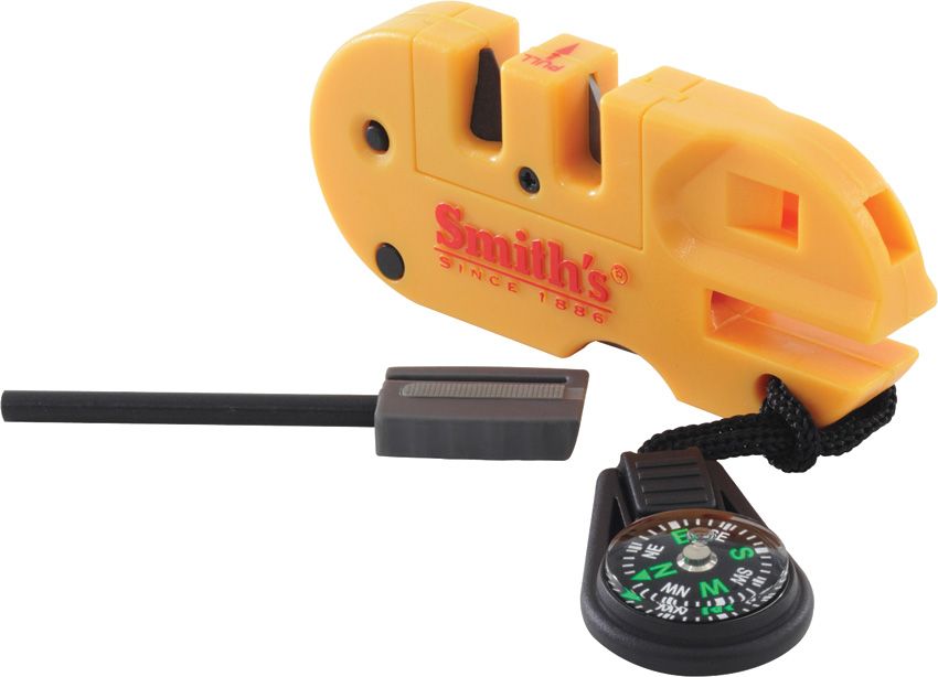 Knife Sharpener Outdoor - Smith's Sharpeners Yellow Yellow - Smith's Sharpeners