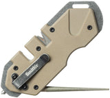 Wedge Multi-Sharpener Carbide & Ceramic - Smith's Sharpeners Desert T Desert Tan - Smith's Sharpeners