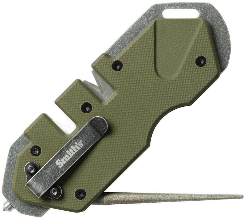 Wedge Multi-Sharpener Carbide & Ceramic - Smith's Sharpeners OD Green OD Green - Smith's Sharpeners