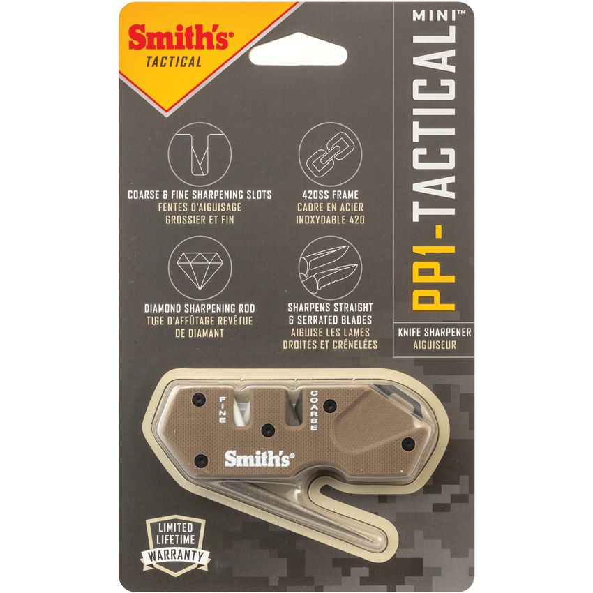 Smith's Sharpeners Wedge Multi-Sharpener Carbide & Ceramic Desert t (2 - Smith's Sharpeners (image 2)