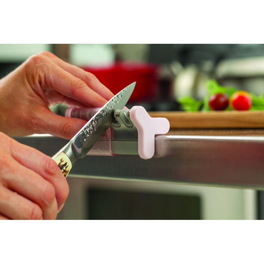 Smith's Sharpeners Wedge Multi-Sharpener Carbide & Ceramic Pink - Smith's Sharpeners (image 3)
