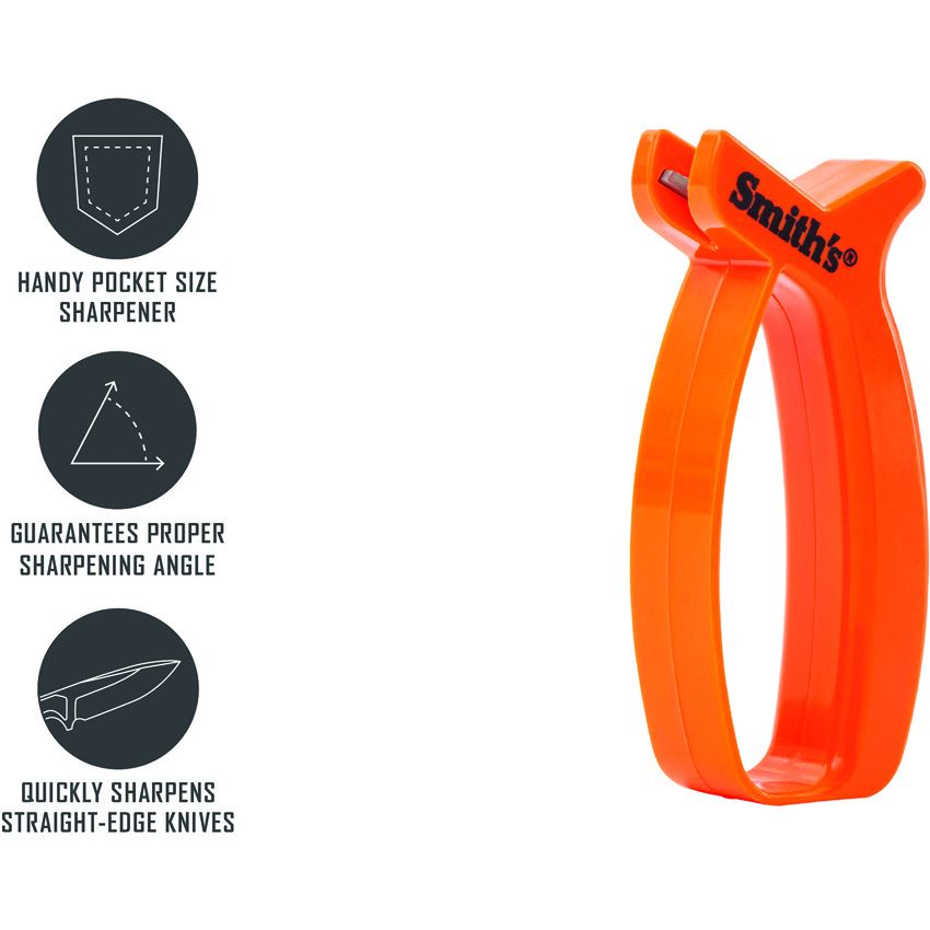 Smith's Sharpeners Knife Sharpener Outdoor Orange (10-Second Sharpe - Smith's Sharpeners (image 3)