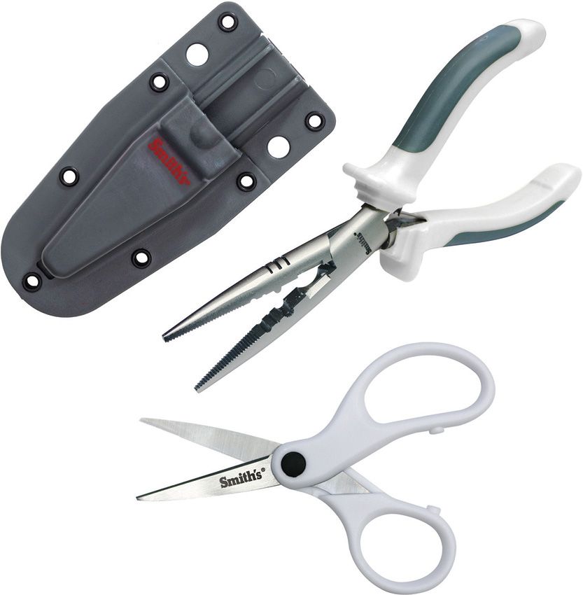 Fishing Pliers & Scissors Multi-Tool - Smith's Sharpeners White - Smith's Sharpeners