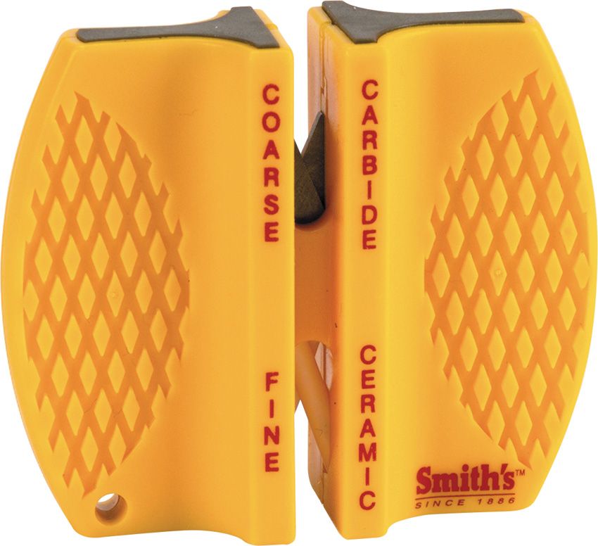 Wedge Multi-Sharpener Carbide & Ceramic - Smith's Sharpeners Yellow Yellow - Smith's Sharpeners