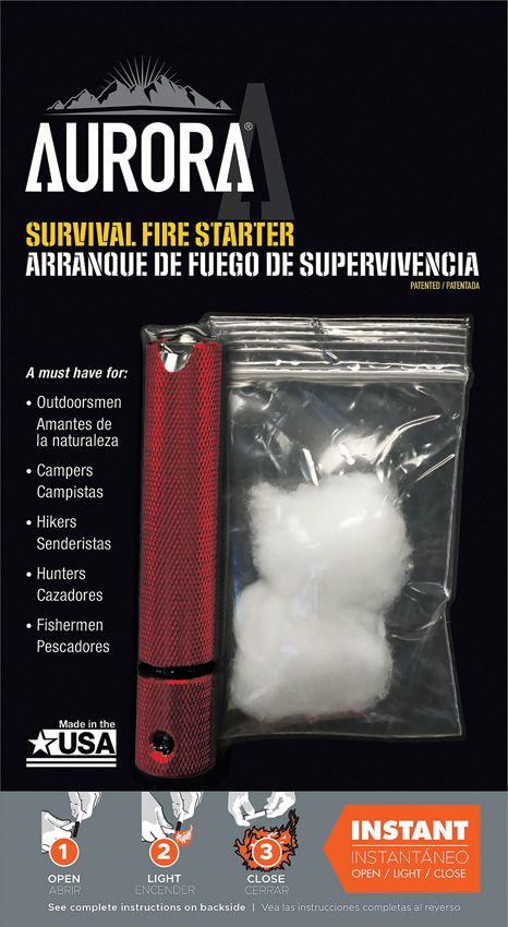Outdoor Survival Gear - Aurora Red Red - Aurora