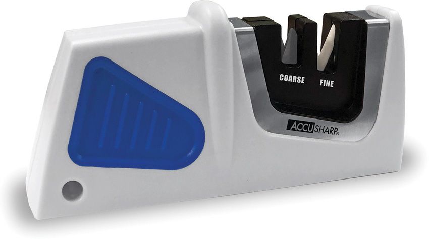 Wedge Multi-Sharpener Carbide & Ceramic - AccuSharp Blue and white Blue and white - AccuSharp