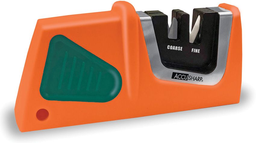 Wedge Multi-Sharpener Carbide & Ceramic - AccuSharp Orange and green Orange and green - AccuSharp