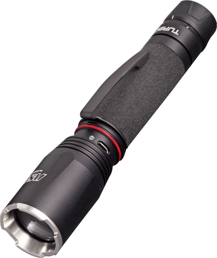 Rechargeable LED Torch - ASP Black Black - ASP