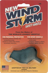 All Weather Safety Whistle Outdoor Survival Gear Black (Safety Whis (2 - All Weather Safety Whistle (image 2)