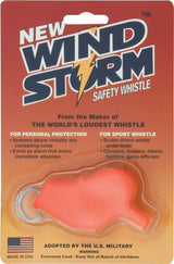 All Weather Safety Whistle Outdoor Survival Gear Orange (Safety Whi (2 - All Weather Safety Whistle (image 2)